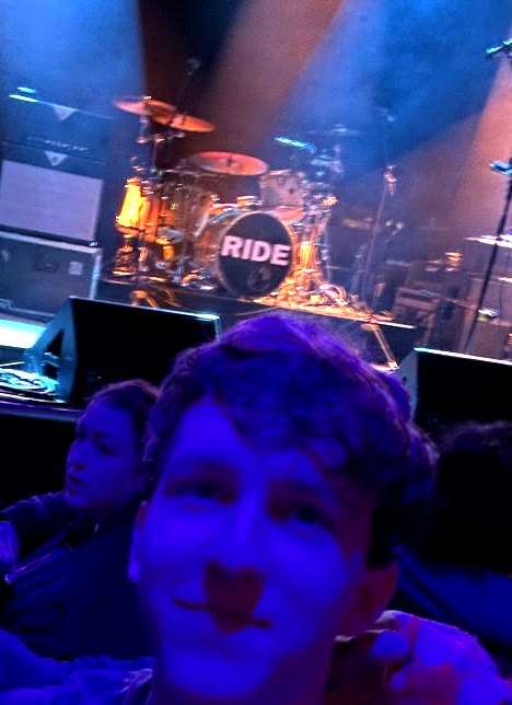 At a RIDE concert